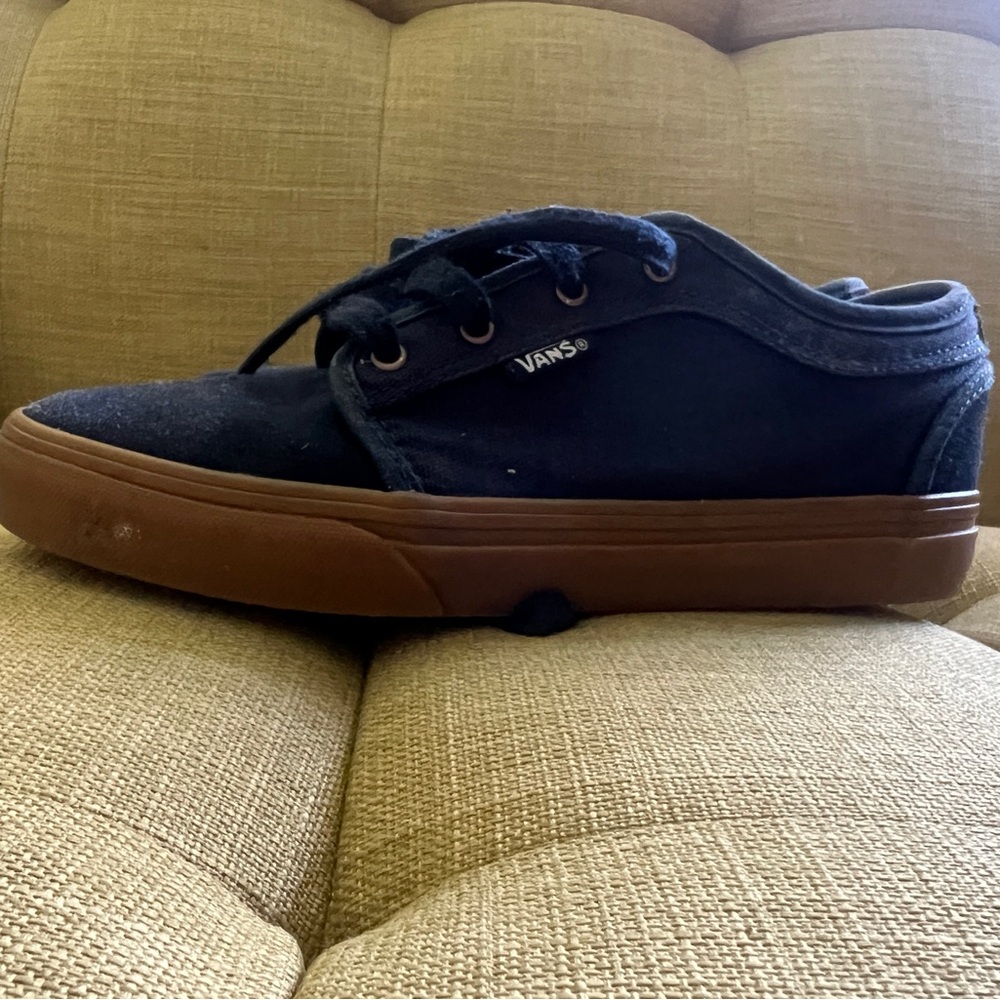 Navy Blue Boys Vans